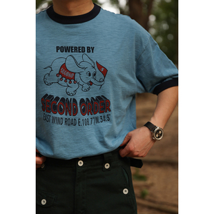 Ringer Shirt 小飞象复古滚边短袖 竹节棉 Secondorder T恤 SS23