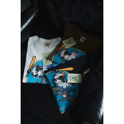 BOBDONG重磅纯棉美式复古短袖