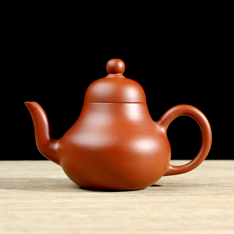祥艺功夫茶具朱泥纯手工小茶壶