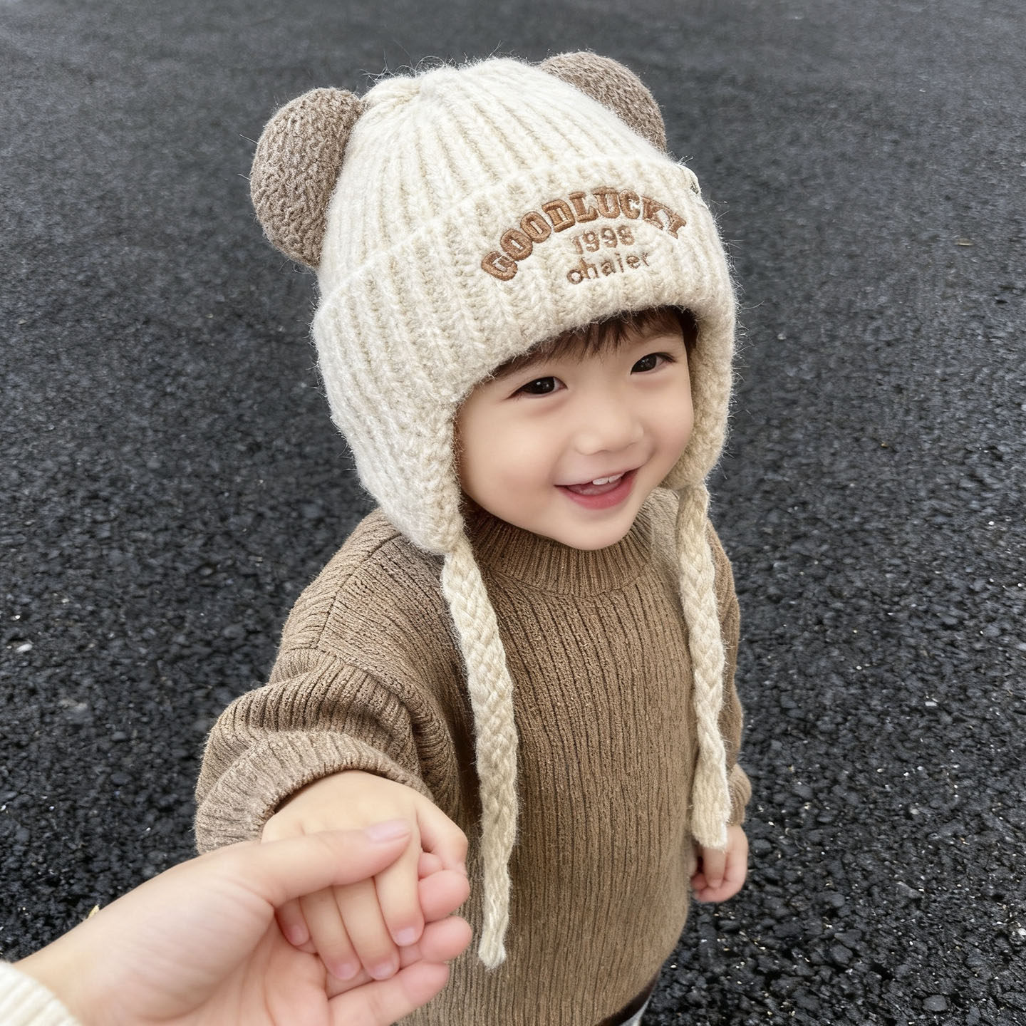 儿童帽子秋冬季保暖护耳帽宝宝可爱防寒防风针织帽男女小孩毛线帽,童装/婴儿装/亲子装,帽子,淘宝优惠券,粉丝福利购,淘宝优惠卷