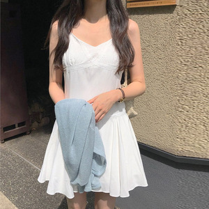 韩国代购直邮2026夏ordinairement甜美吊带显瘦洋气少女连衣短裙