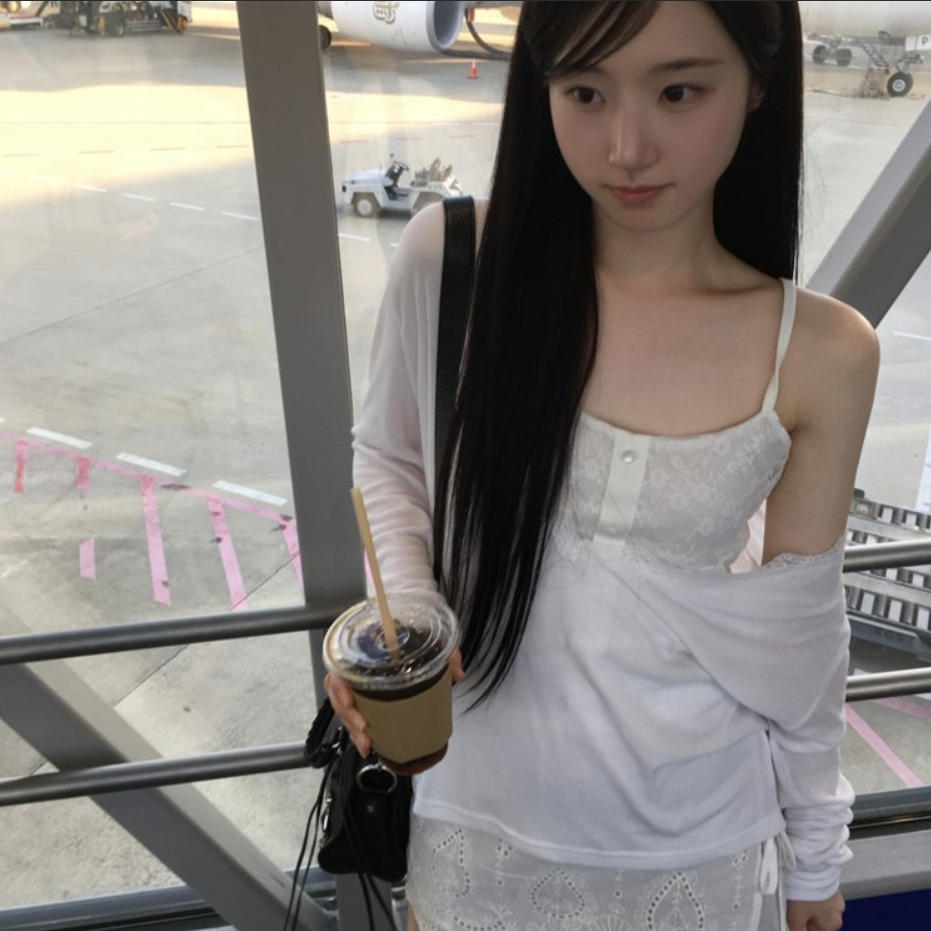 韩国代购直邮2026夏Daybin甜美少女风白色蕾丝吊带背心韩系叠穿