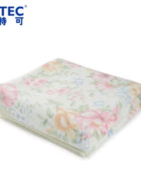 广特可 KOTEC 单人电热毯(棉) TK160x80-1XCW 红蓝花色