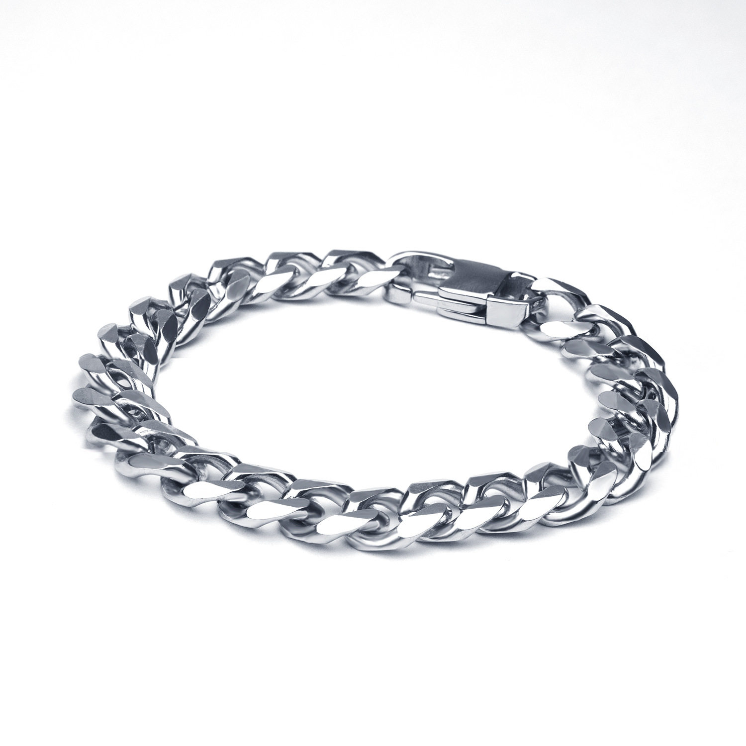 男士嘻哈手链韩版个潮男潮人百搭钛钢手链男生链挂件装饰品配饰