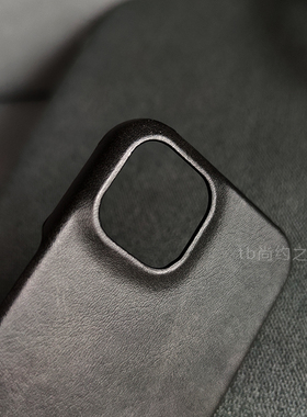 小牛纹苹果14/17/15/16/Pro手机壳16e大孔iphone Air素皮背壳max半包12/13商务保护套plus皮套硬壳不粘指纹