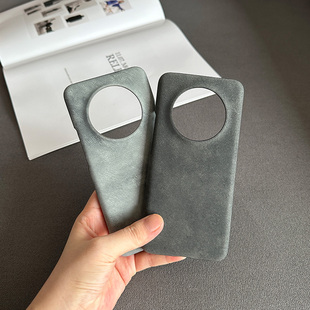 羊巴皮纹荣耀magic5/8/6/7/pro手机壳WIN/RT大孔mate50/60/pro半包至臻版素皮RSR保时捷保护套x70硬壳GT Pro