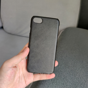 小牛纹适用苹果se3/2手机壳iPhone16e/17E大孔11/12素皮iphone 7/8/plus半包硬壳商务保护皮套清爽手感防手汗