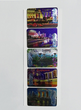 新加坡旅游纪念冰箱贴鱼尾狮CHIJMES海滨艺术中心Singapore