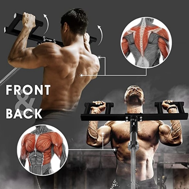 提拉推举把手核心训练杠铃