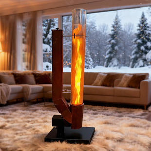 2025新款冬天生物质颗粒取暖炉柴火炉家用采暖炉室内烤火取暖器