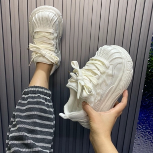 2026春新款 丑萌大头面包鞋 配阔腿裤 厚底增高休闲鞋 潮 时尚 板鞋 爆款