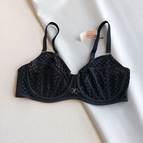 澳单bras 薄纱超薄全罩杯大胸显小防下垂薄棉丰满大码文胸