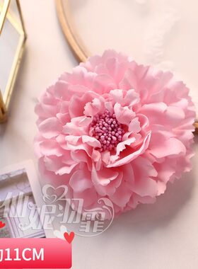 仿真牡丹花头饰玫瑰花头花发夹