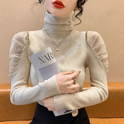高领毛衣针织衫内搭打底衫女