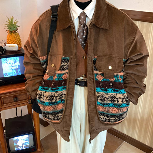 C2STUDIOS日系复古常规灯芯绒