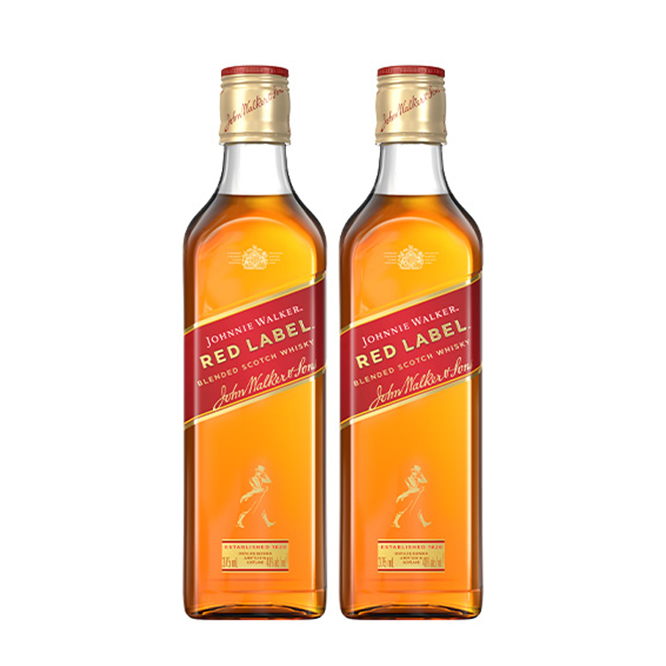 【官旗正品】 尊尼获加红方红牌苏格兰威士忌375ml正品洋酒
