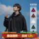 GOOZI MADE420g重磅连帽卫衣男春秋休闲黑色带帽上衣男生帽衫 外套