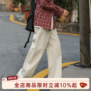 男款 子 GOOZI 解构直筒休闲裤 长裤 男生裤 宽松阔腿工装 MADE美式 春季