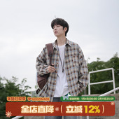 MADE 2026新款 日系格子衬衫 GOOZI 男长袖 春季 寸衫 青少年衬衣外套