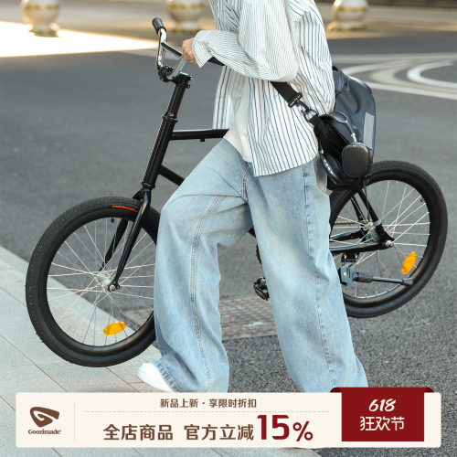 GOOZIMADE水洗牛仔裤男春季宽松