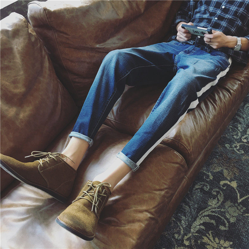 Jeans pour adolescent droite en vrac pour automne - Ref 1480620 Image 3