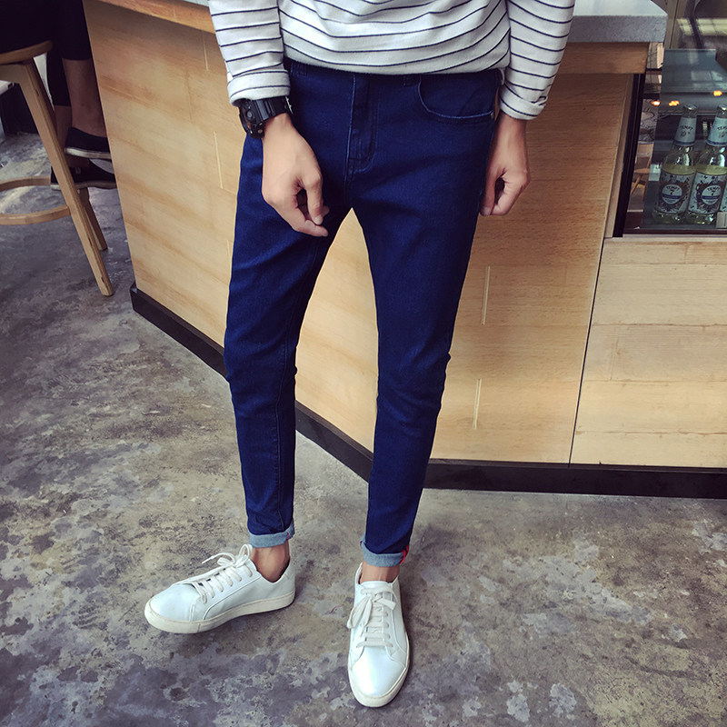 Jeans pour adolescent pieds Slim pour automne - Ref 1480696 Image 4