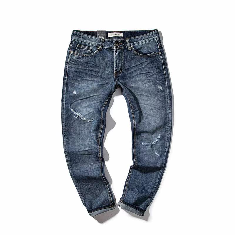 Jeans pour adolescent droite en vrac pour automne - Ref 1480689 Image 5