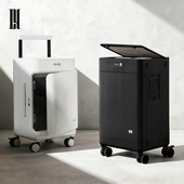 狼域登机行李箱20寸高颜值免托运上开盖2025新款 密码 宽拉杆箱女生