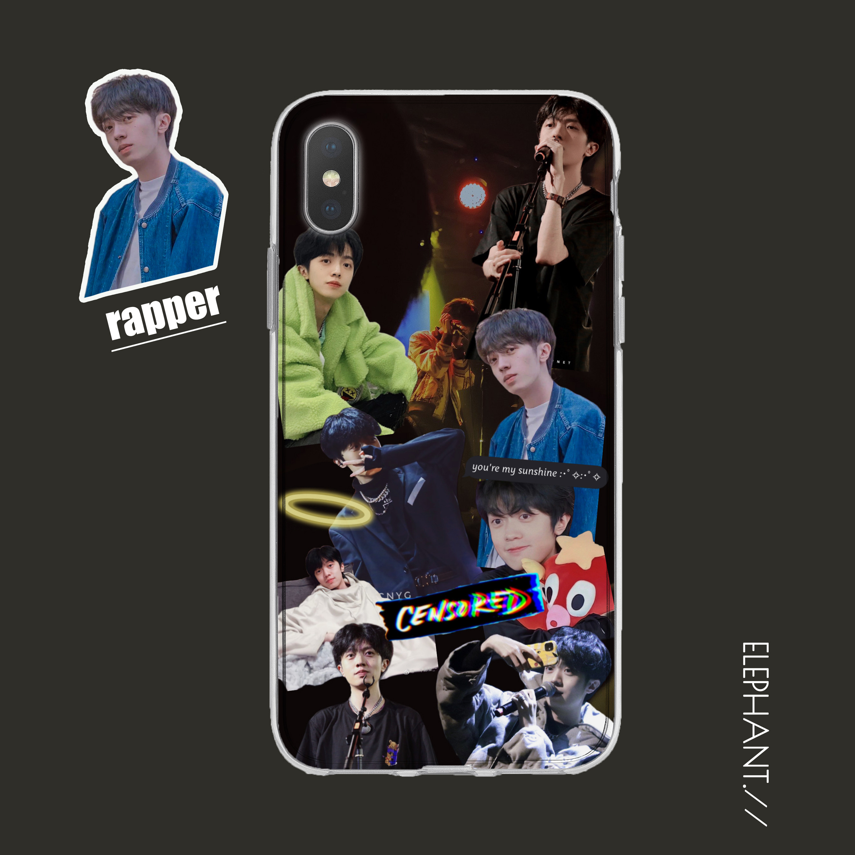 姜云升定制手机壳软壳适用于苹果11opporeno5/华为mate30/vivox60