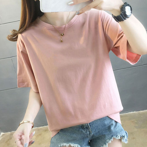 短袖T恤女夏季上衣半袖