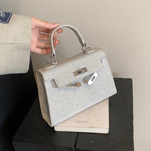 潮流时尚 跨境包包女包handbags2025新款 锁扣凯丽包单肩斜挎