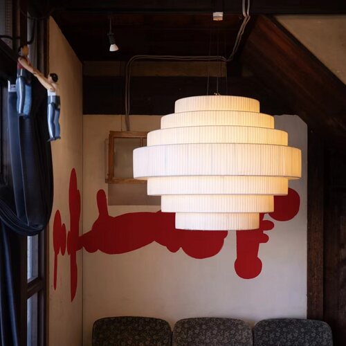新中式酒店大堂餐桌大厅吊灯禅意餐饮茶室包厢灯简约日式民宿灯具