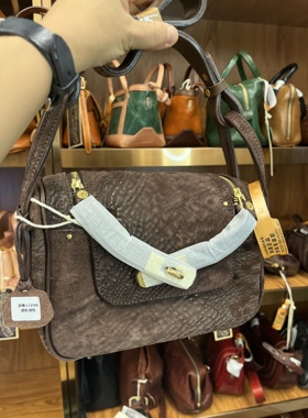 制道L13186马臀爆珠款琳迪单肩腋下包休闲商务包轻便复古风