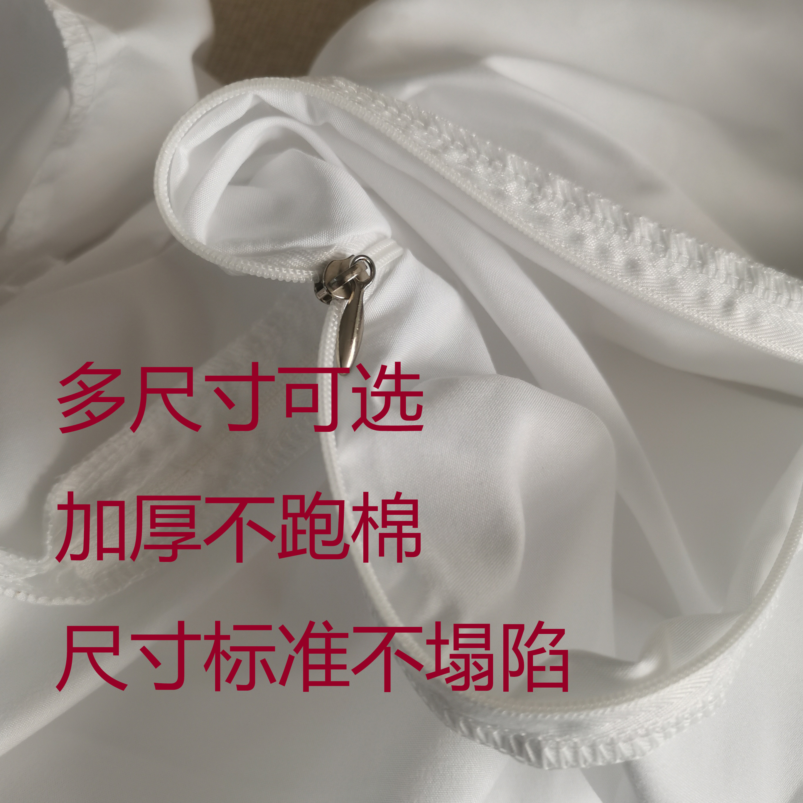 抱枕内胆套加厚可洗45x45， 50x50多尺寸沙发靠垫芯套抱枕芯套