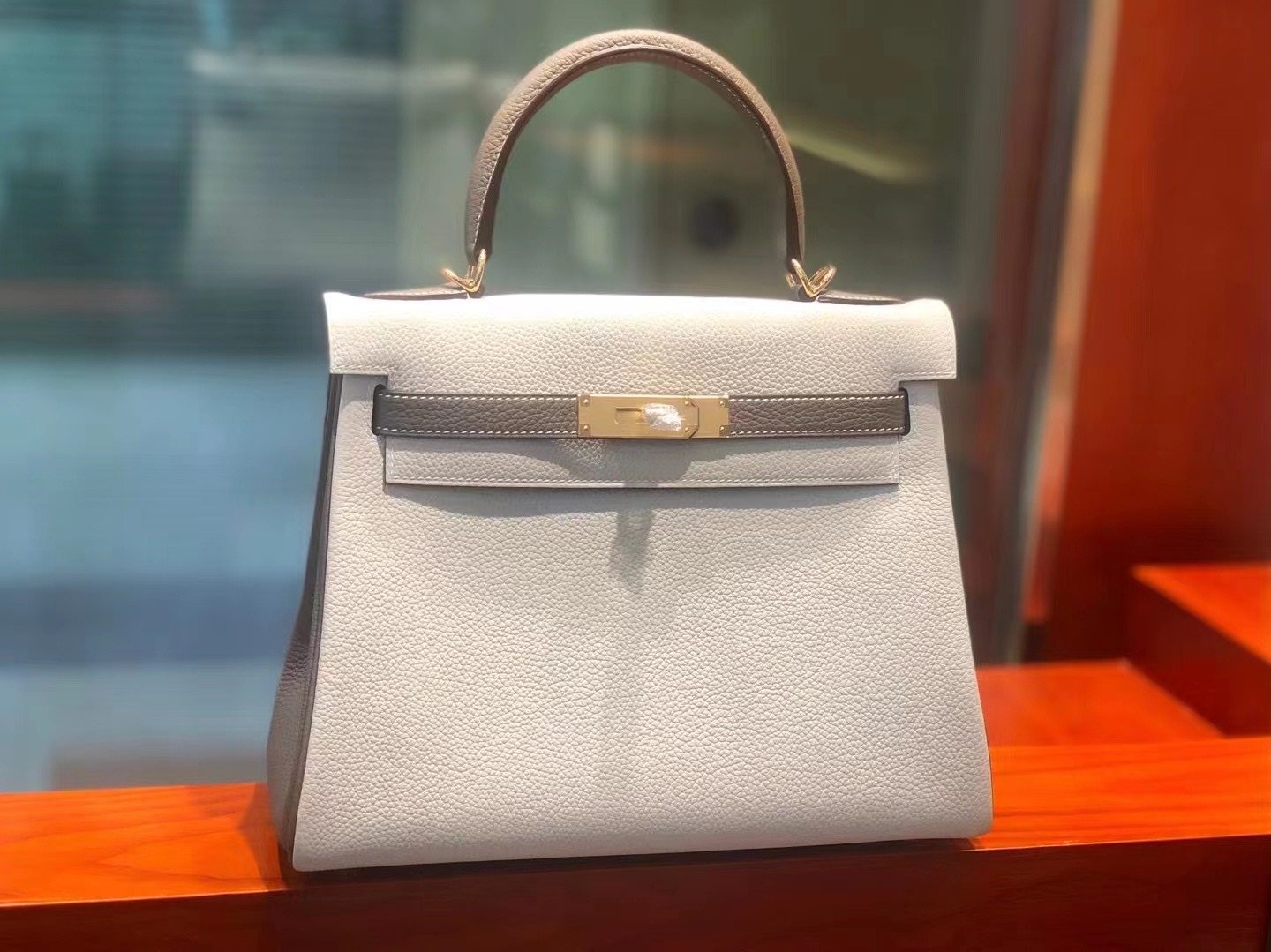 纯手工手缝德国原厂epsom凯莉包二代mini kelly凯丽女包h家小牛皮