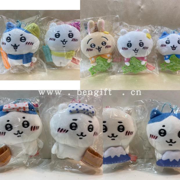 chiikawa毛绒公仔小挂件地区限定