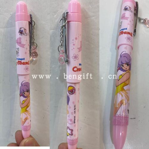 小忌廉兩用原子笔铅芯笔高颜值女