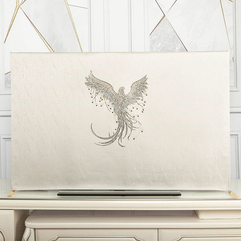 电视机防尘罩套镶钻轻奢65英寸85寸壁挂式2023年新款液晶盖布罩子