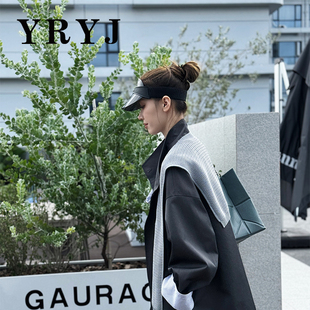 YRYJ商场同款春新通勤百搭松弛感宽松短款风衣外套女6451033448