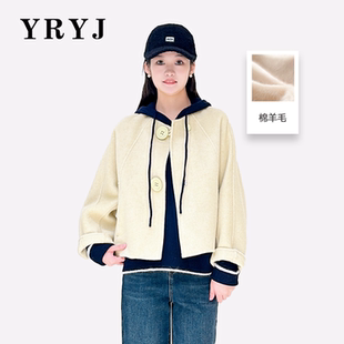 YRYJ冬季新款羊毛双面大衣商场同款2654CSM5313