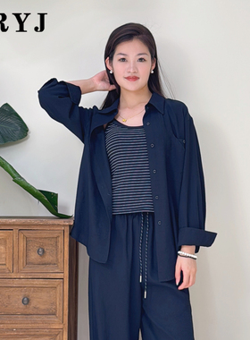YRY短袖新款上市秋新品王冠蓝衣服套装商场同款7353026413
