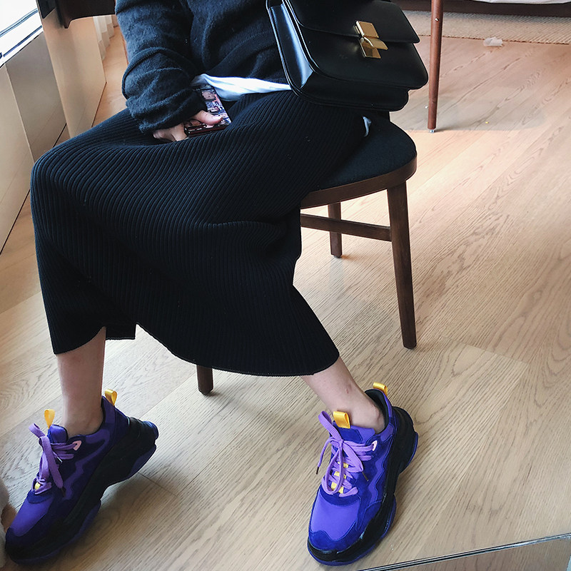 宁小雪针织半身裤裙女秋冬2019新款韩版中长款宽松显瘦裙子垮裤子在类目 女装/女士精品, 半身裙中 - 来自Buy2taobao.com提供专业的淘宝代购服务