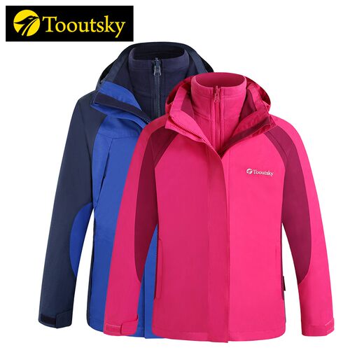 tooutsky秋冬三合一保暖防水