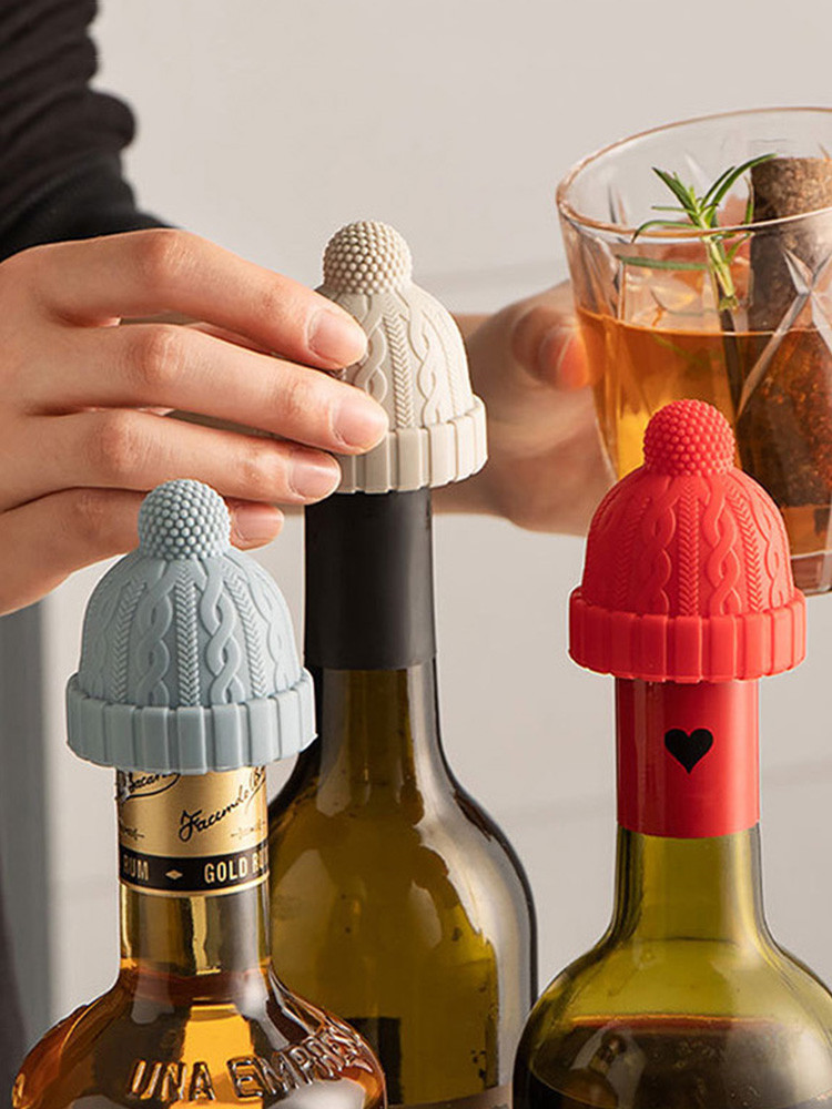 小红帽红酒塞可爱家用创意硅胶瓶盖塞子红酒瓶塞葡萄酒盖子通用