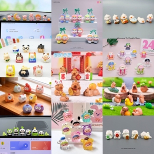 【 19.9欧labubu】踩后两位带走对应商品萌粒盲袋盲盒