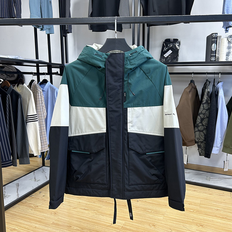 连帽加厚保暖宽松撞色夹克冬季男士防风御寒茄克衫外套,男装,夹克,淘宝优惠券,粉丝福利购,淘宝优惠卷
