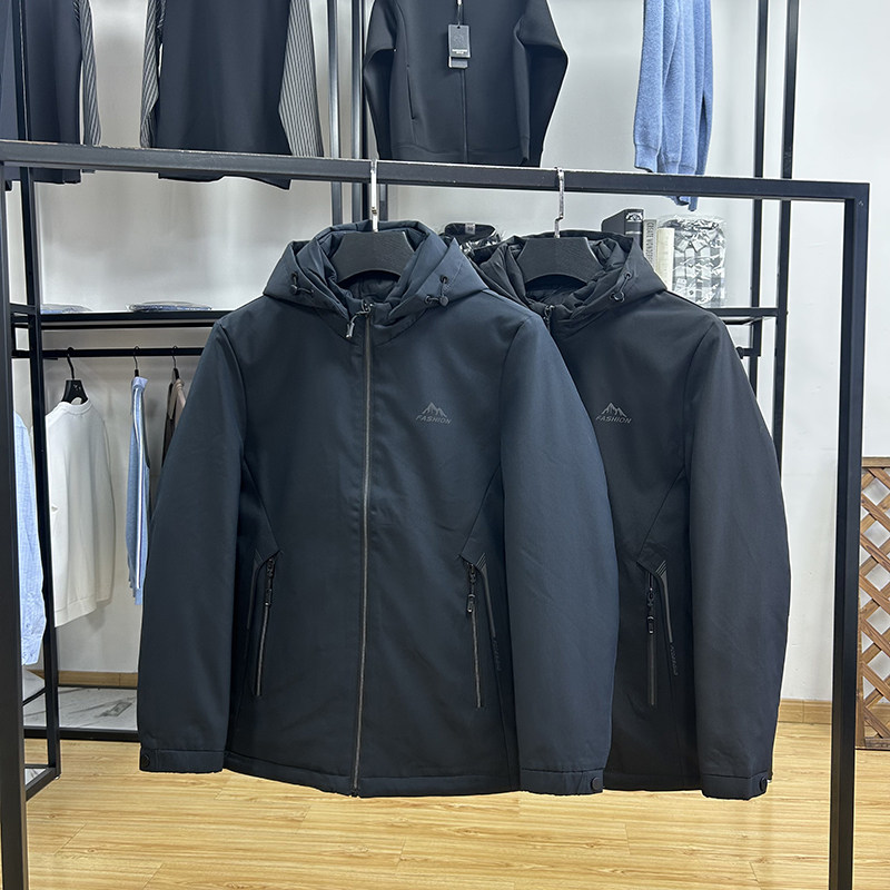 90白鸭绒防泼水通勤保暖羽绒服秋冬男士户外休闲可拆连帽鸭绒服,男装,羽绒服,淘宝优惠券,粉丝福利购,淘宝优惠卷