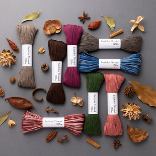 日本奥林巴斯纯棉刺子绣线手工diy纯色30色新款 支 6股刺绣线100米