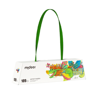 mideer弥鹿城里来了一条龙拼图3到6岁以上儿童益智玩具10龙年礼物