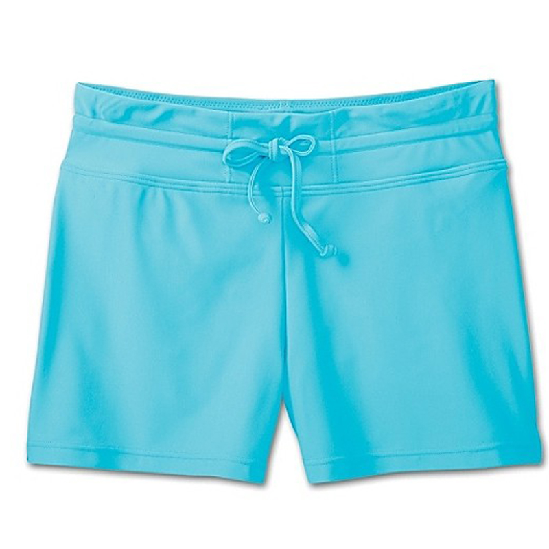 分体潜水服女平角泳裤夏季速干宽松沙滩比基尼性感泳衣平角防走光